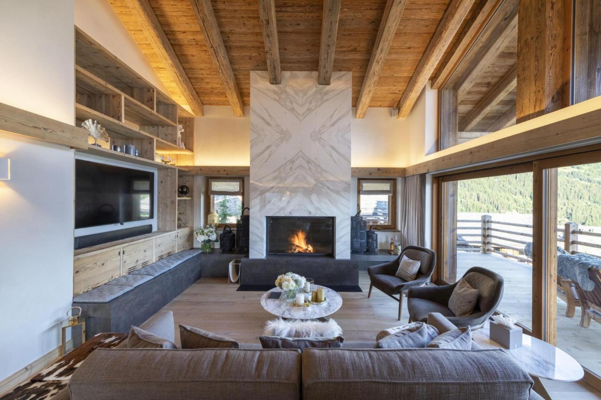 شقة Chalet Laax: Where Modern Design Meets المظهر الخارجي الصورة